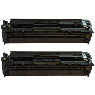 Amsahr CB540A HP CB540A, 1215, 1515 Remanufactured Replacement Toner Cartridge with Two Black Cartridges Electronics