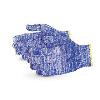 Superior SNW/CPD Emerald CX Nylon/Polyester/Cotton/Stainless Steel Wire Core Composite Knit Glove with PVC Dotted Palms, Work, Cut Resistant, 7 Gauge Thickness, X Large, Speckled Blue (Pack of 1 Pair) Cut Resistant Safety Gloves Industrial & Scientif