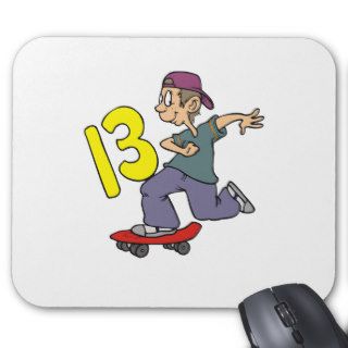 13 Year Old Birthday Mouse Pad
