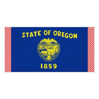 Oregon Flag Picture Card