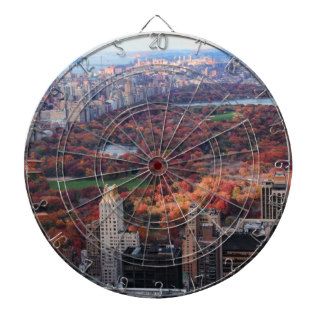 A view above Autumn in Central Park 01 Dart Boards