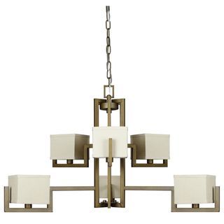 Burnished Brass Akimbo Chandelier Chandeliers & Pendants