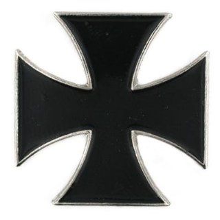 Black Iron Cross Pin Jewelry