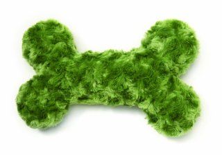 West Paw Design Merry Bone Holiday Squeak Toy for Dogs, Merry Bone 9.25", Green  Pet Squeak Toys 