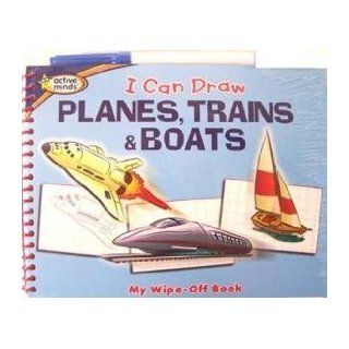 I Can Draw Planes, Trains & Boats Wipe Off Book Toys & Games
