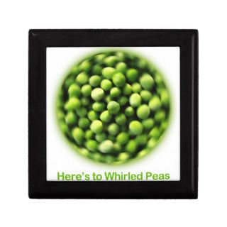 Whirled Peas   Comic T shirt Keepsake Boxes
