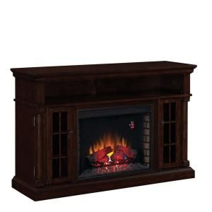 Chimney Free Brookville 60 in. Media Console Electric Fireplace in Birch Coast 83008