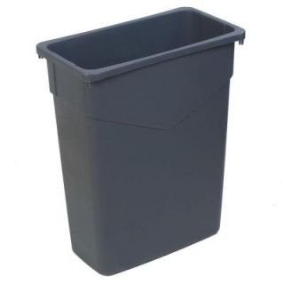 Carlisle Trimline 15 gal. Gray Polyethylene Waste Container 34201523