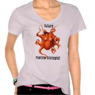 Future Marine Biologist Octopus T shirt