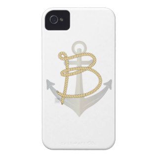 Anchor and Rope Typeface – Letter B iPhone 4 Cover