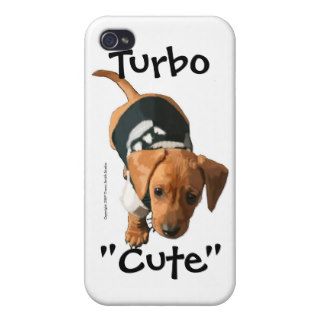 Turbo "Cute" iPhone Case by Tracey Smith Studios iPhone 4 Cover