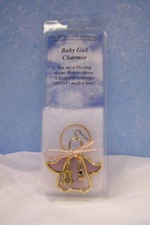 Baby Girl Stained Glass Sun catcher Angel   Decorative Hanging Ornaments