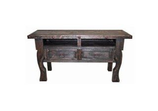 Yugo TV Stand Flat Screen Console Real Wood Reclaimed Western Rustic   Television Stands