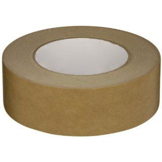 Intertape 530 Synthetic Rubber Utility Grade Flatback Adhesive Tape, 0.18mm Thick x 50.2m Length x 42mm Width, Brown (Case of 24 Rolls)