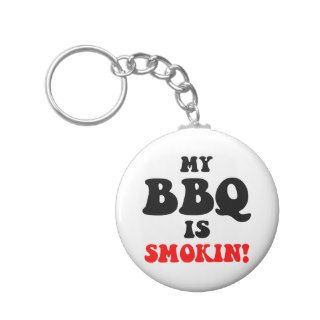Funny barbecue keychain