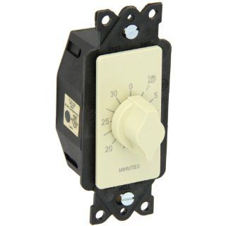 NSI Industries A530M Spring Wound Auto Off In Wall Time Switch, 30 Minute Timer Length, Ivory Electronic Photo Detectors