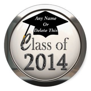 Class Of 2014 Graduation Stickers