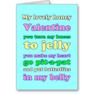 Jelly Knees Valentine Greeting Cards