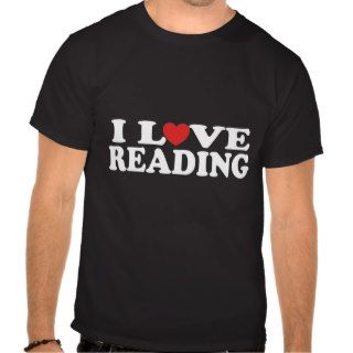 I Love Reading Mens T shirt