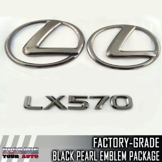 2011 2012 Lexus LX570 black pearl emblem kit Automotive