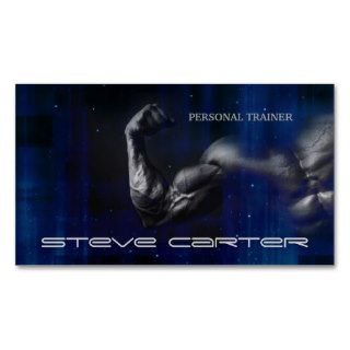 professional Personal Trainer / Bodybuilder Card Business Cards
