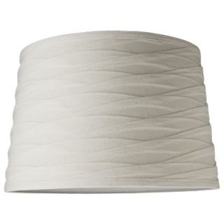 Threshold Linen Wrapped Drum Lamp Shade   White Large