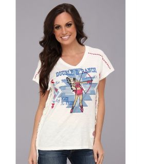 Double D Ranchwear Old Town Indian Village Tee Womens T Shirt (Neutral)