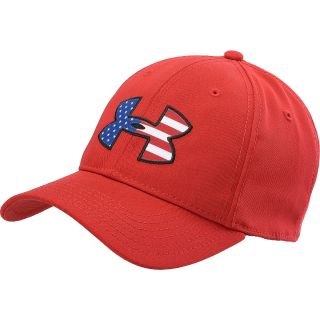 UNDER ARMOUR USA Flag Adjustable Cap, Red
