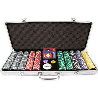 Trademark Global 500 15g Clay Laser Las Vegas Chip Set with Aluminum Case (10 
