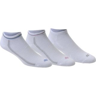 Womens Sof Sole Coolmax Lite Socks 3 Pack   Size Large, White
