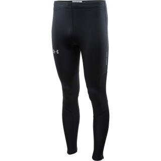 UNDER ARMOUR Mens Dynamic Run Compression Tights   Size Xl, Black/reflective