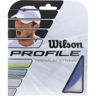 WILSON Profile Premium Tennis String   16 Gauge   Size 4016g, Silver