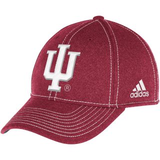 adidas Mens Indiana Hoosiers Structured Fitted Flex Cap   Size S/m