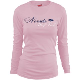 MJ Soffe Girls Nevada Wolf Pack Long Sleeve T Shirt   Soft Pink   Size Small,