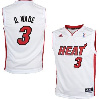 adidas Youth Miami Heat Dwyane Wade Nickname Collection Replica Home Jersey  
