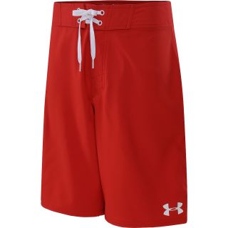 UNDER ARMOUR Mens Seagrit Boardshorts   Size 32reg, Red/white