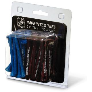 Team Golf Colorado Avalanche 50 Count Imprinted Tee Pack (637556136558)