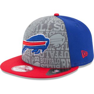 NEW ERA Mens Buffalo Bills Reflective Draft 9FIFTY One Size Fits All Cap, Blue