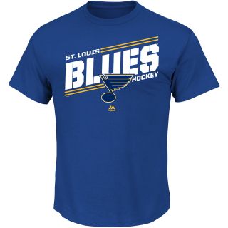 MAJESTIC ATHLETIC Mens St. Louis Blues Home Ice Advantage Short Sleeve T Shirt
