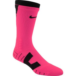 NIKE Mens Vapor Football Crew Socks   Size Xl, Pink/black