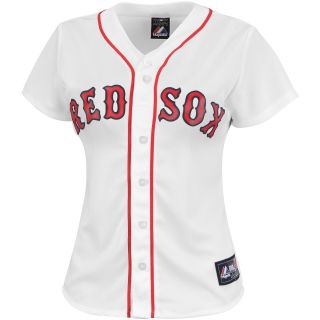 Majestic Athletic Boston Red Sox Dustin Pedroia Womens Replica # Only Home