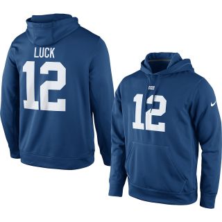 NIKE Mens Indianapolis Colts Andrew Luck Name And Number Performance Hoody  