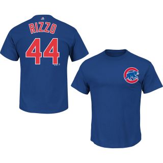 MAJESTIC ATHLETIC Mens Chicago Cubs Anthony Rizzo Synthetic Player Name And