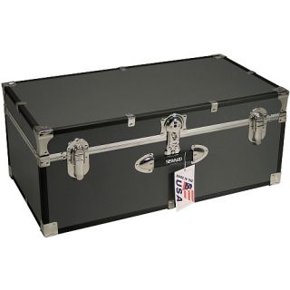 Mercury Luggage 30 inch Collegiate Footlocker, Silver Grey (4117 40)