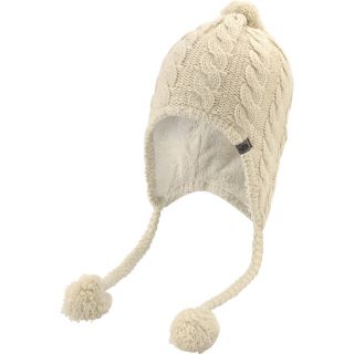THE NORTH FACE Womens Fuzzy Earflap Beanie, Vintage White
