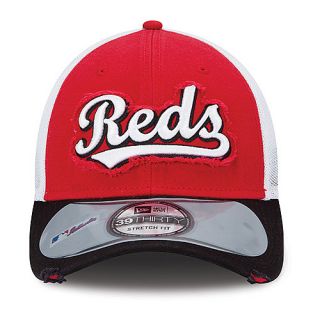 NEW ERA Mens Cincinnati Reds 39THIRTY Clubhouse Cap   Size M/l, Red