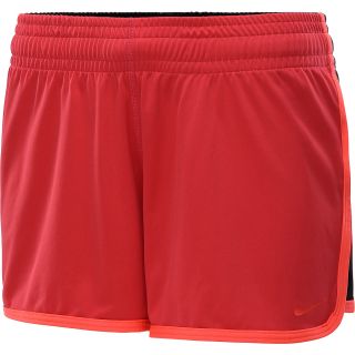 NIKE Womens 3.5 Fly Knit Shorts   Size Large, Legion Red/black
