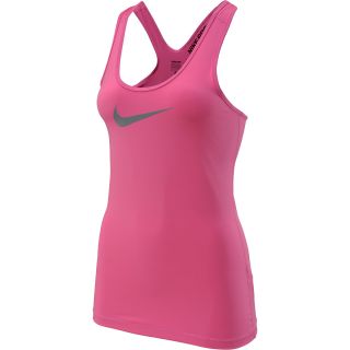 NIKE Womens Pro Tank   Size Xl, Pink Glow/grey