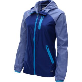 UNDER ARMOUR Womens Qualifier Woven Full Zip Running Jacket   Size Large,