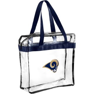FOREVER COLLECTIBLES St. Louis Rams Clear Messenger Bag, Clear